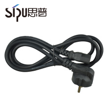 SIPU wholesale PVC jacket waterproof power cable eu ac plug